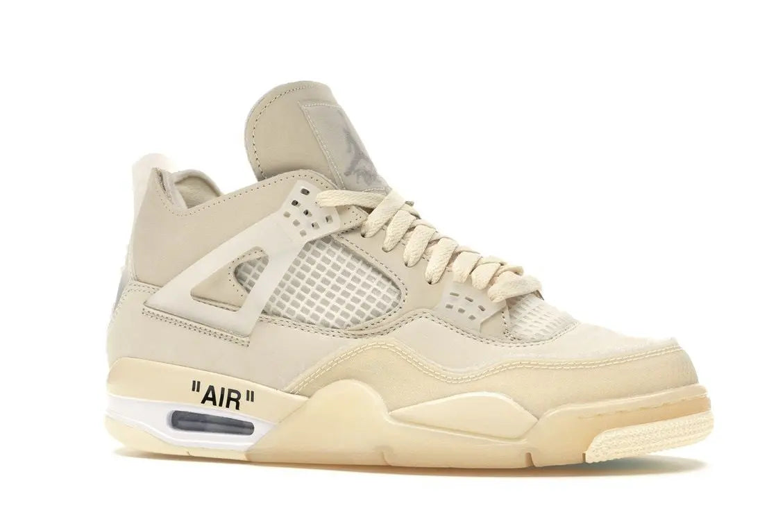 JORDAN 4 RETRO X OFF WHITE ‘BEIGE’ - https://treadfitpro.com/